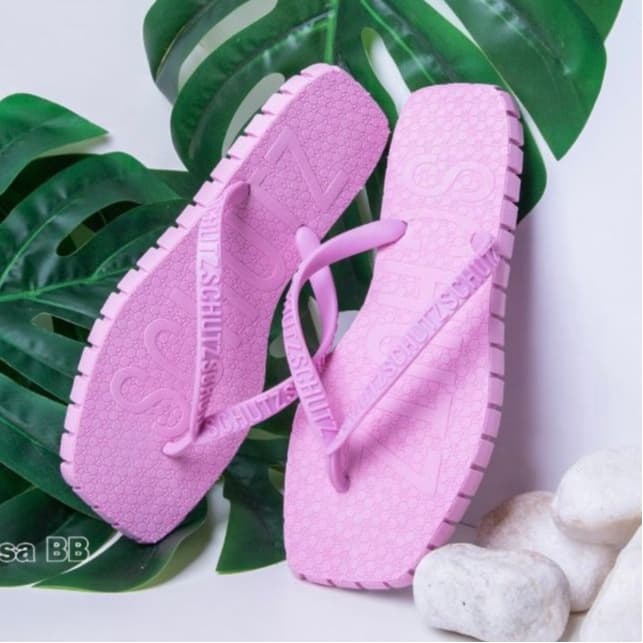 Chinelo Rasteirinha Bico Ponta Quadrado Super Macios Em cores Neon Verão Alto Relevo