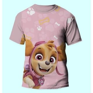 CAMISETA ADULTO/INFANTIL SUBLIMAÇÃO PATRULHA CANINA