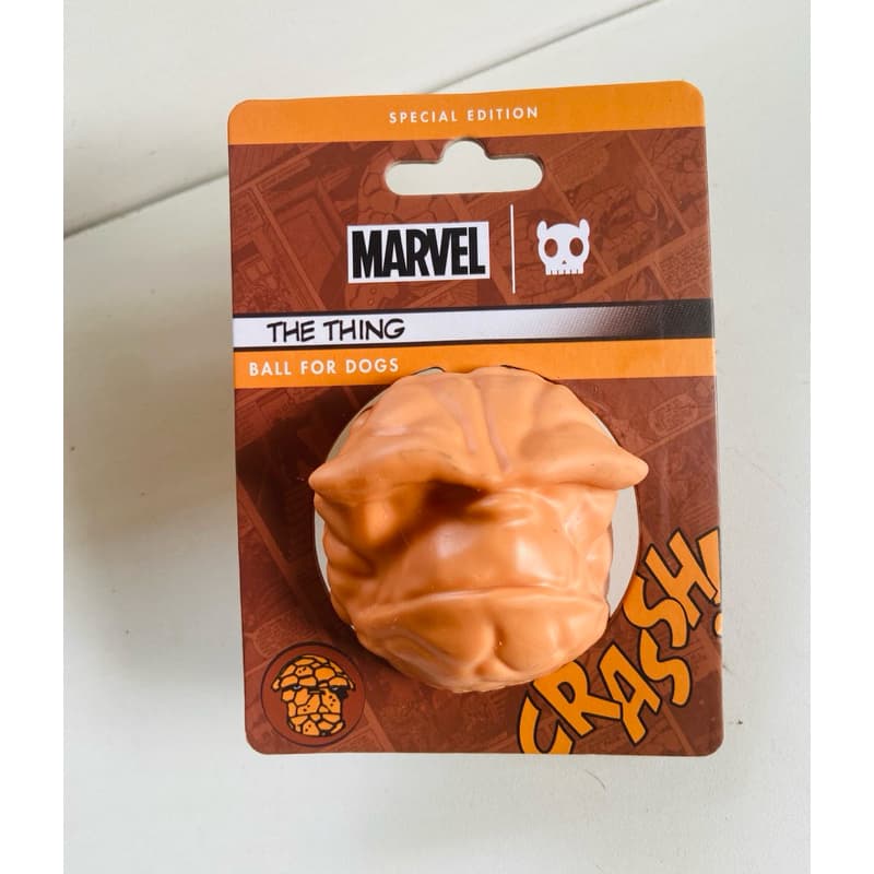 Brinquedo Mordedor Porta Petiscos para Cachorros Marvel O Coisa
