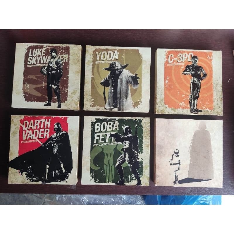 Quadros miniatura Star Wars 15x15