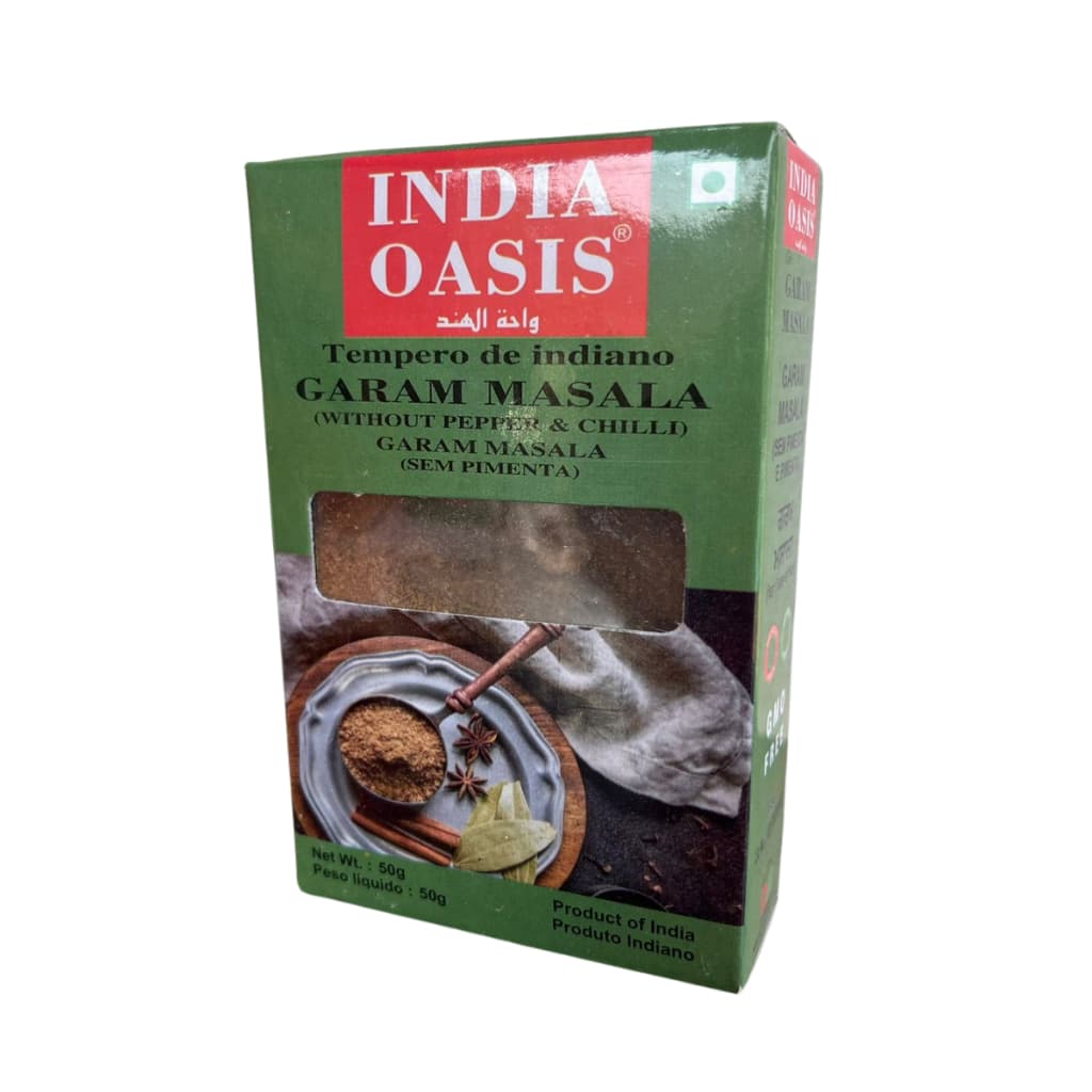 Garam Massala - Masala indiana, Mix de especiarias importada da Índia, Tempero Indiano