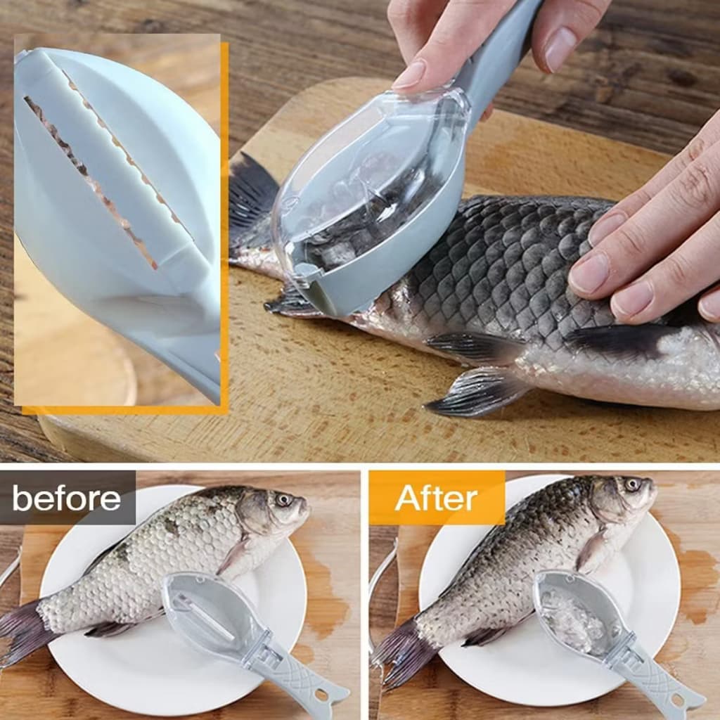 Tira Escama Limpa Descamador de Peixe