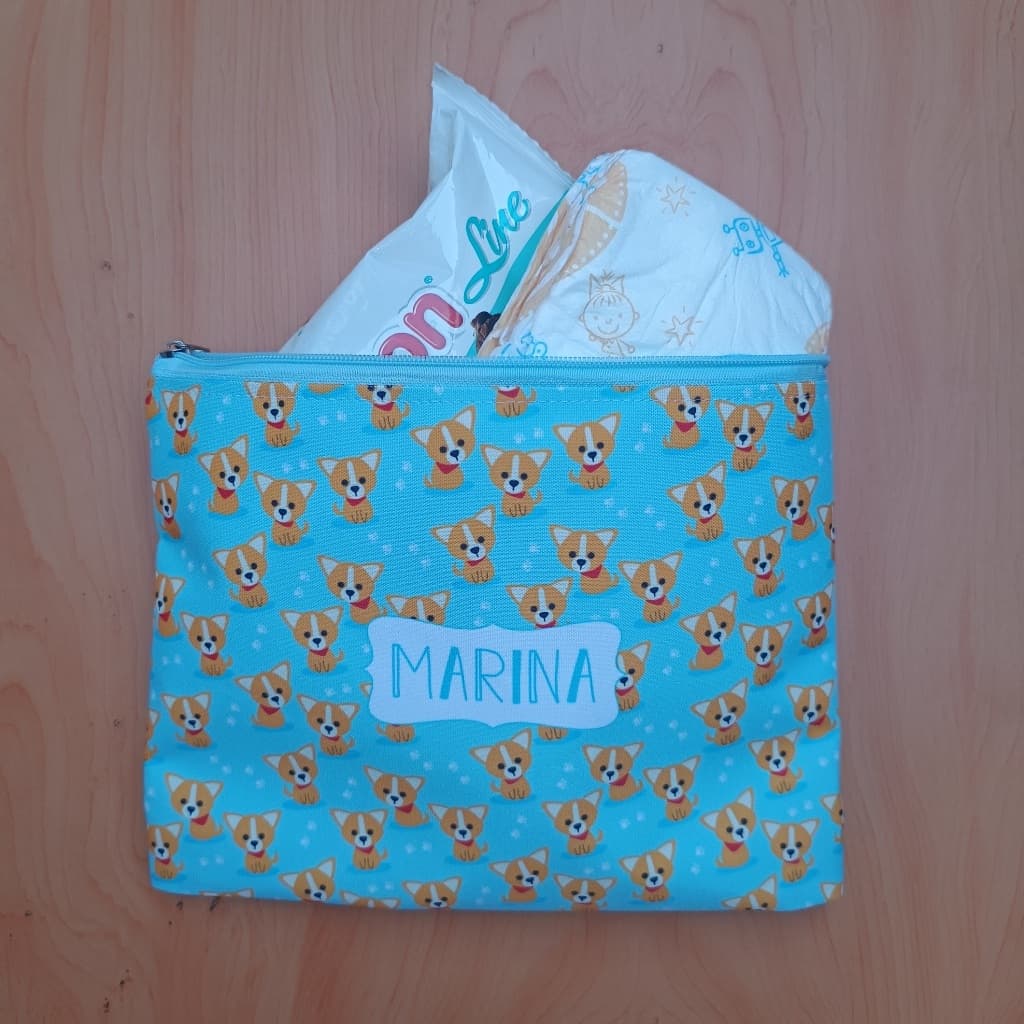 Necessaire do Bebê, Necessaire Personalizada para Fraldas, Necessaire Multiuso Personalizada