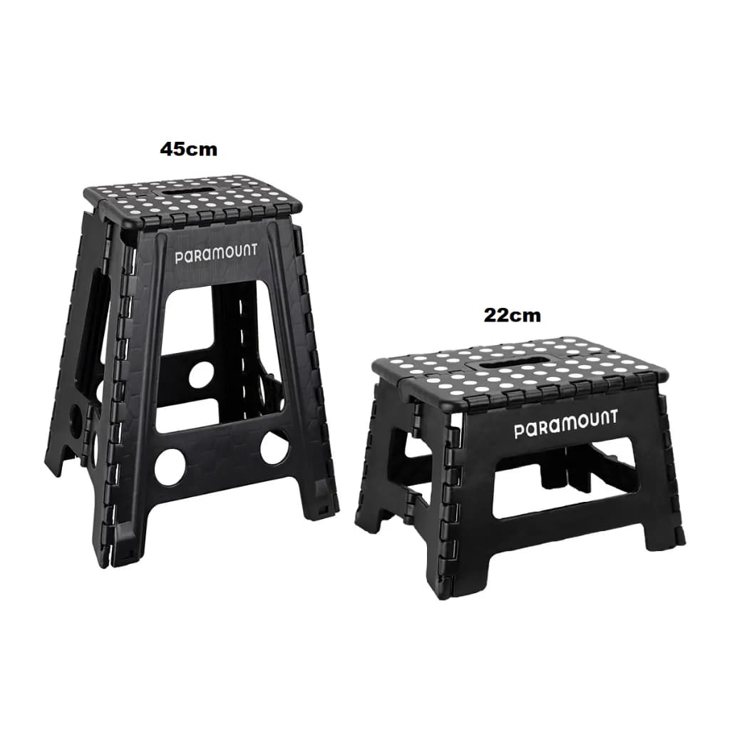 Banqueta Dobrável Antiderrapante Resistente Com Alça 45cm e 22cm Paramount