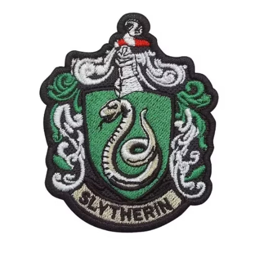 Patch Bordado Harry Potter Grifinória /Sonserina /Corvinal /Lufa Lufa termocolante