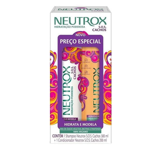 Shampoo e Condicionador Neutrox S.O.S Cachos Envio Ja