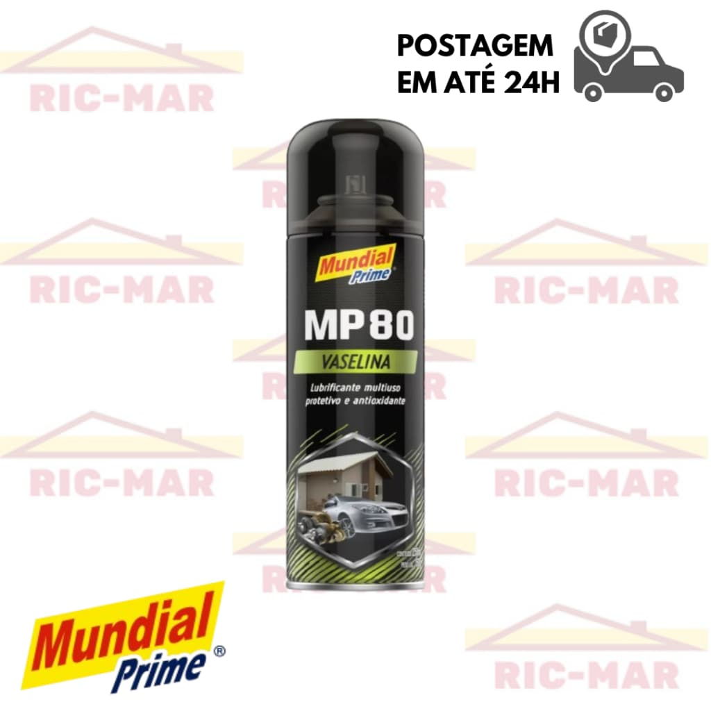 Vaselina Lubrificante Multiuso Em Spray 250ml MP80 - Mundial Prime