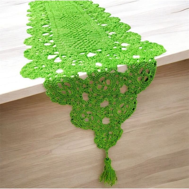 Caminho de Mesa Coloridos - Linha de Seda Trilho de Mesa
