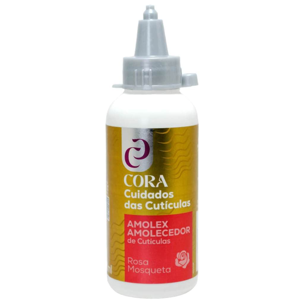 Amolecedor de Cutículas Cora Amolex Hidratante Rosa Mosqueta com Bico Aplicador 100ml