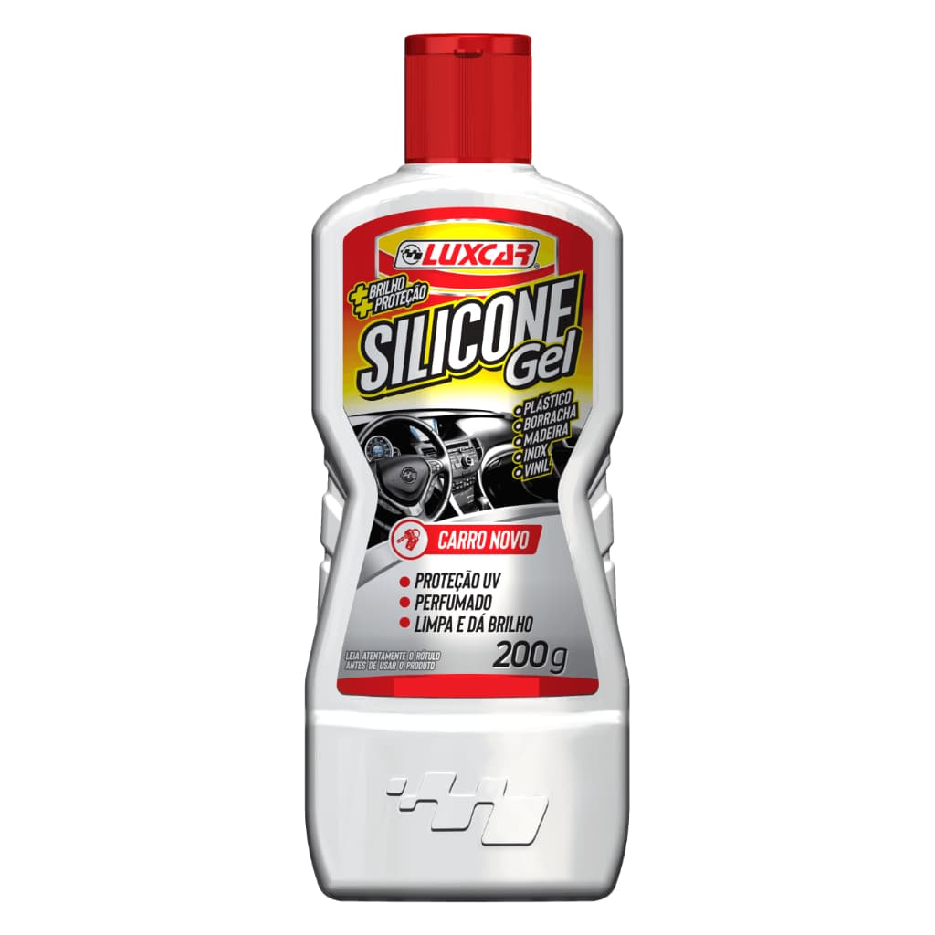 Silicone Gel Carro Novo Luxcar Automotvo Limpeza Cuidados 200g