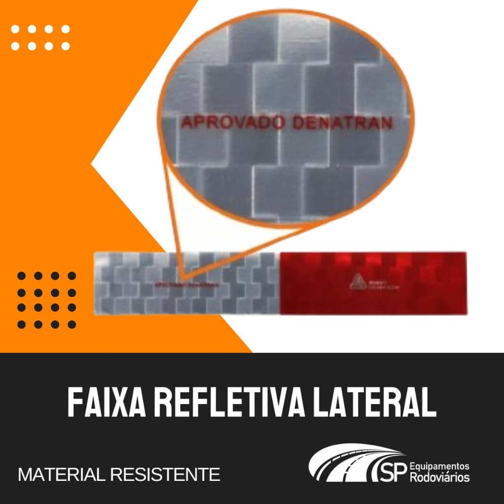 Faixa Refletiva Lateral Caminhão Sider Avery Dennison