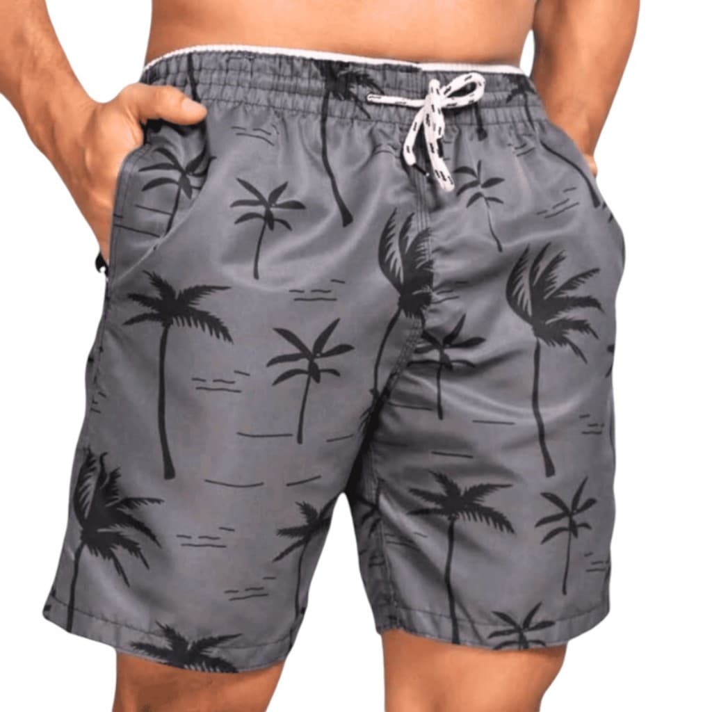 Short Masculino Estampa De Coqueiro Nova Coleção De Verão