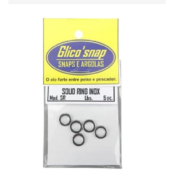Solid Ring Glico Snap com 5unidades