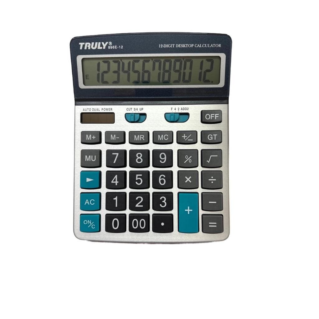 Calculadora De Mesa/ Escritório Truly 12 Dígitos (896 E)