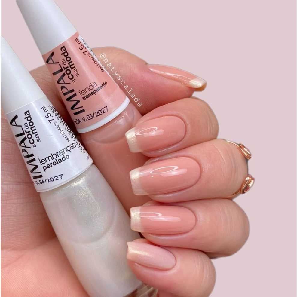 Impala Esmalte Lembranças e Fenda Unhas Realistas