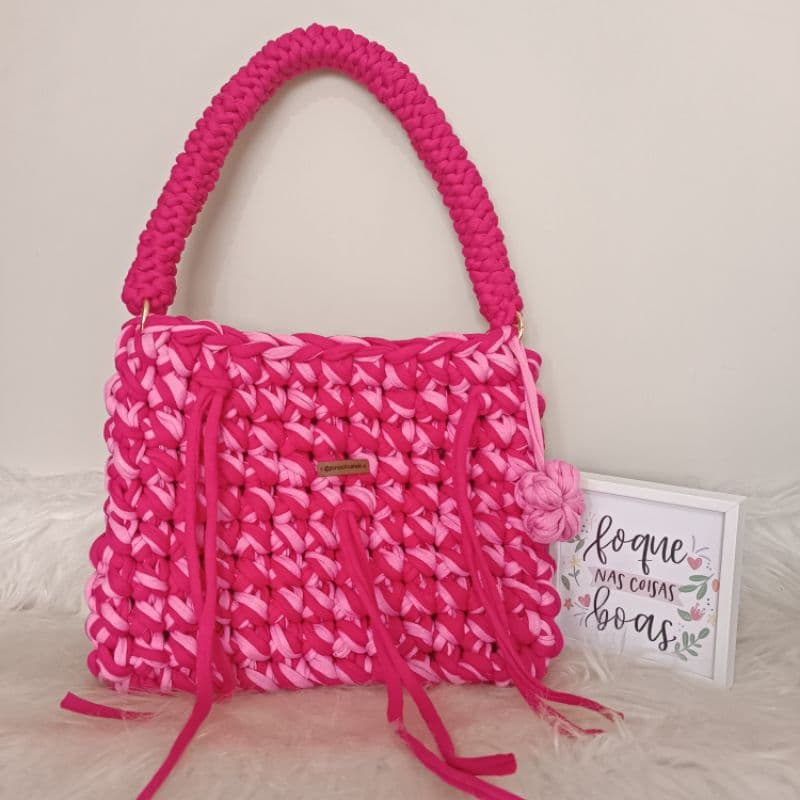 Bag de crochê estilo Gringa  tendência na Europa