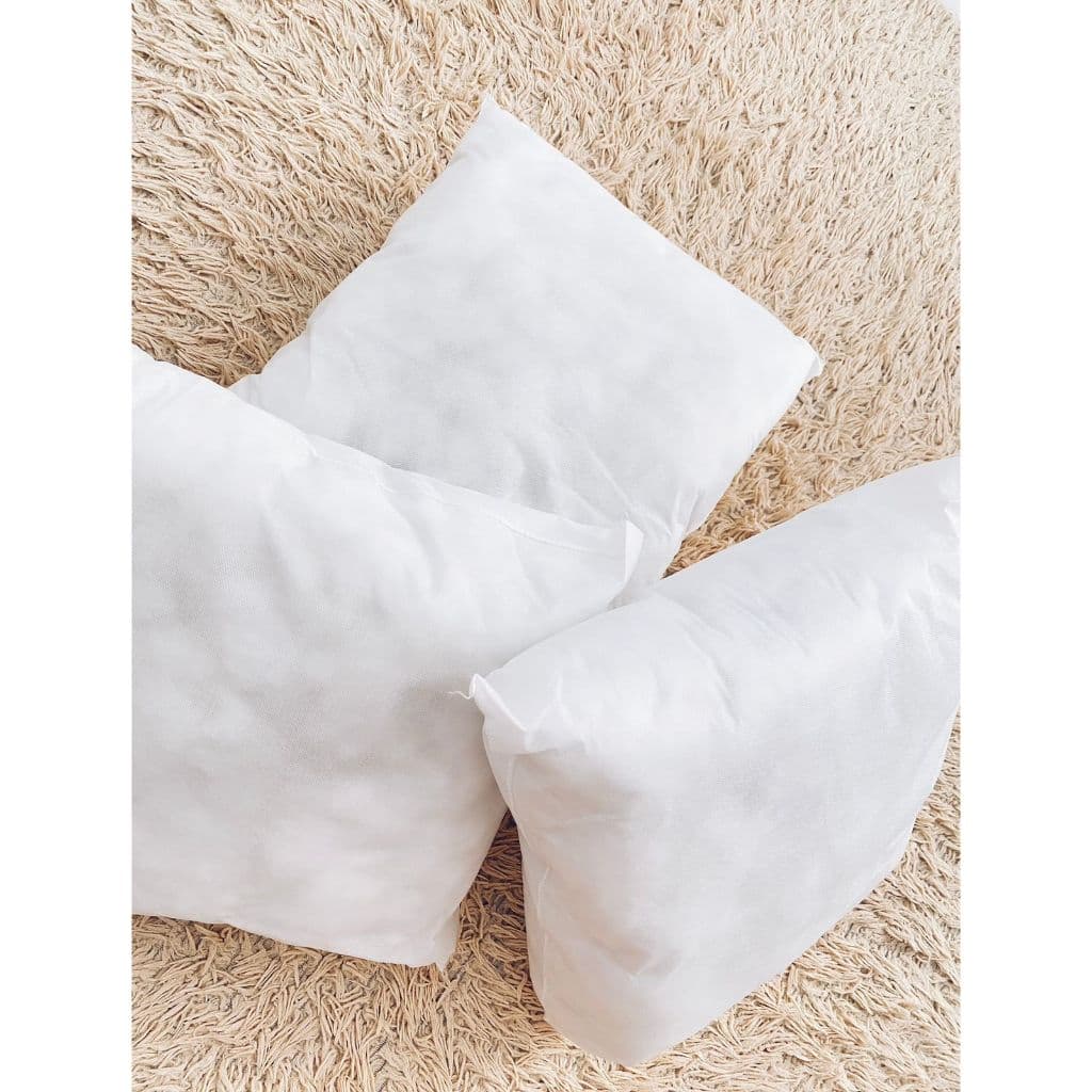 refil de almofada 45x45 cheia com flocos de espuma 4unidade
