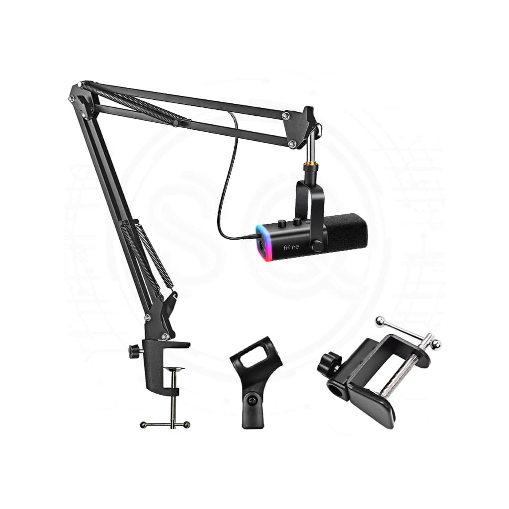 Suporte Braço Microfone Fifine Para Am8 K688 K658 Bm88 Bm63 Hyperx Quadcast
