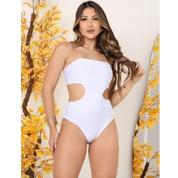 boddy feminino com alcinha e cavados laterais