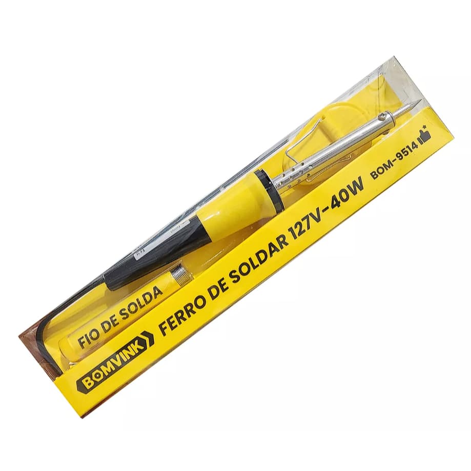 Ferro De Solda Estanho Profissional Com Suporte 40w 120v 110v