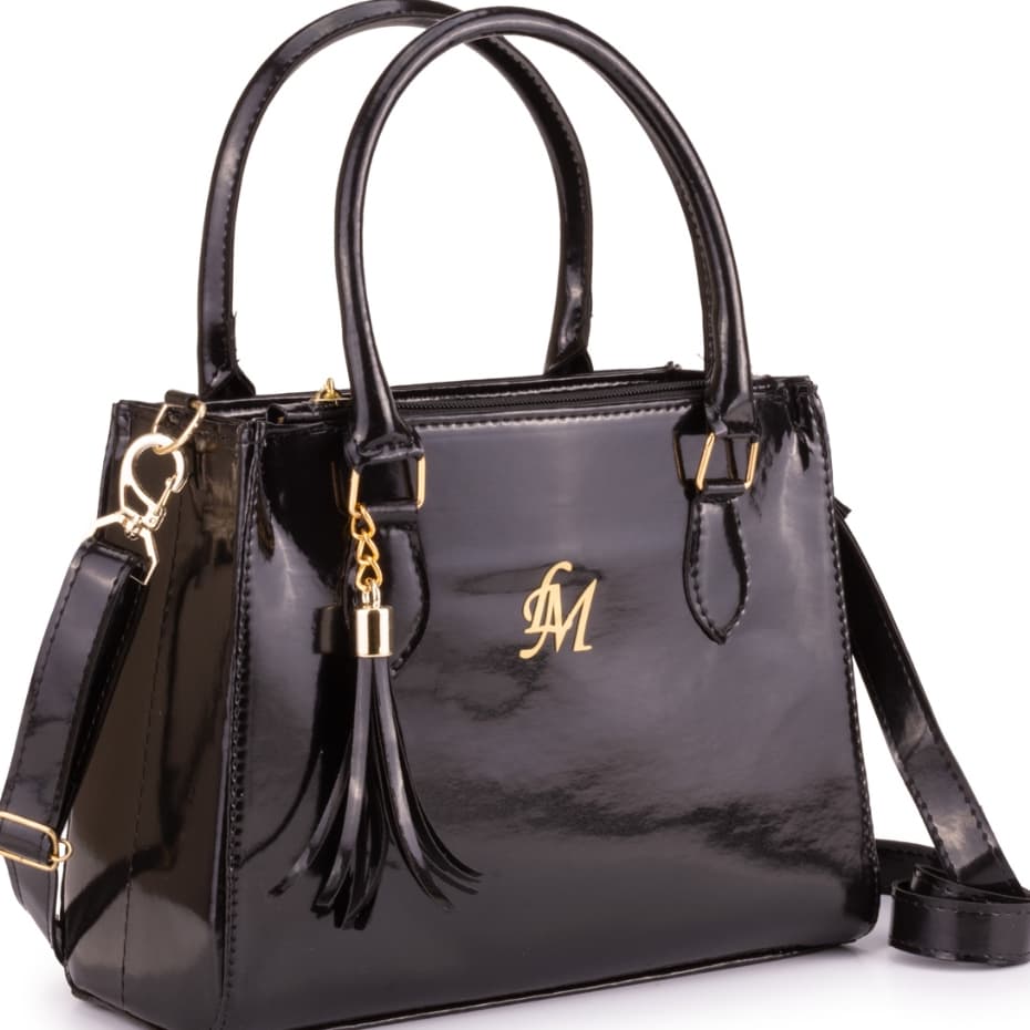 Bolsa Feminina Transversal Tira Colo Baú Media Bolsa De Ombro Bolsa Verniz Bolsa Baú