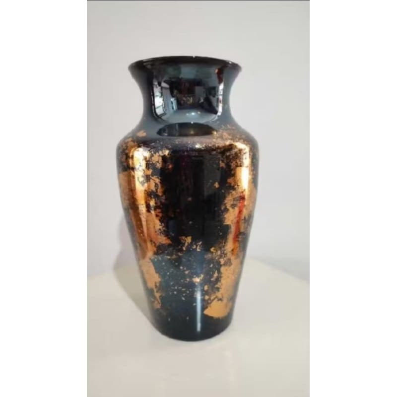 Vaso Florença Com Efeito Marmorizado 30cm