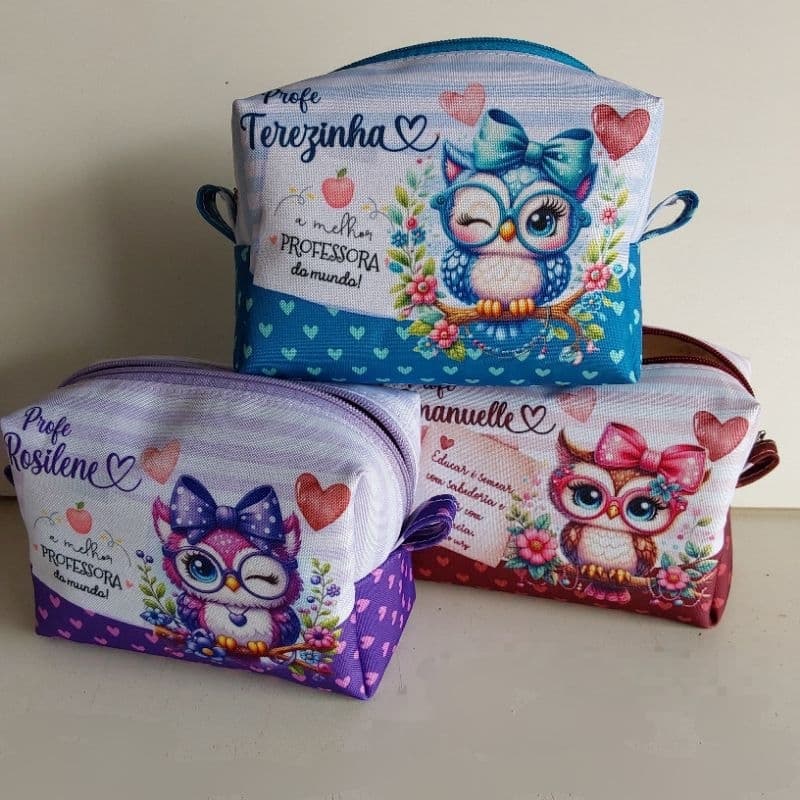 Necessaire para Professores kit 2 ou 3, presente Professora