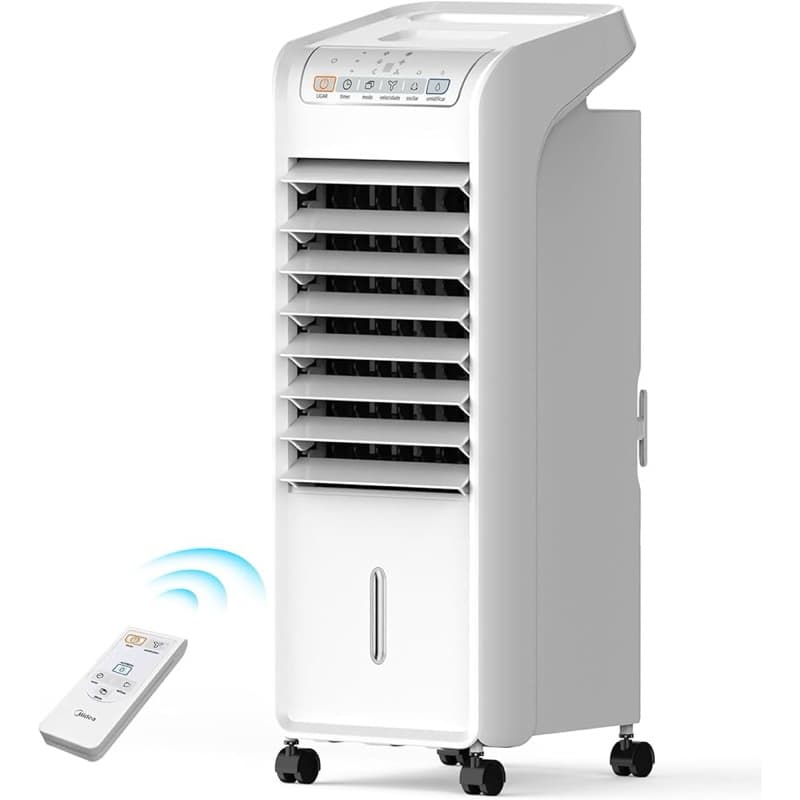 Climatizador De Ar Midea Akaf2 Com Controle Remoto Cor Branco
