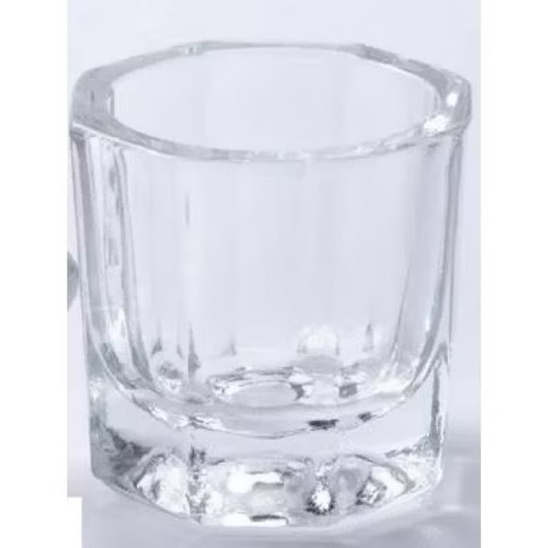 Pote Copo Dappen Vidro Mistura Pó Liquido Unha Gel encapsulamento acrigel