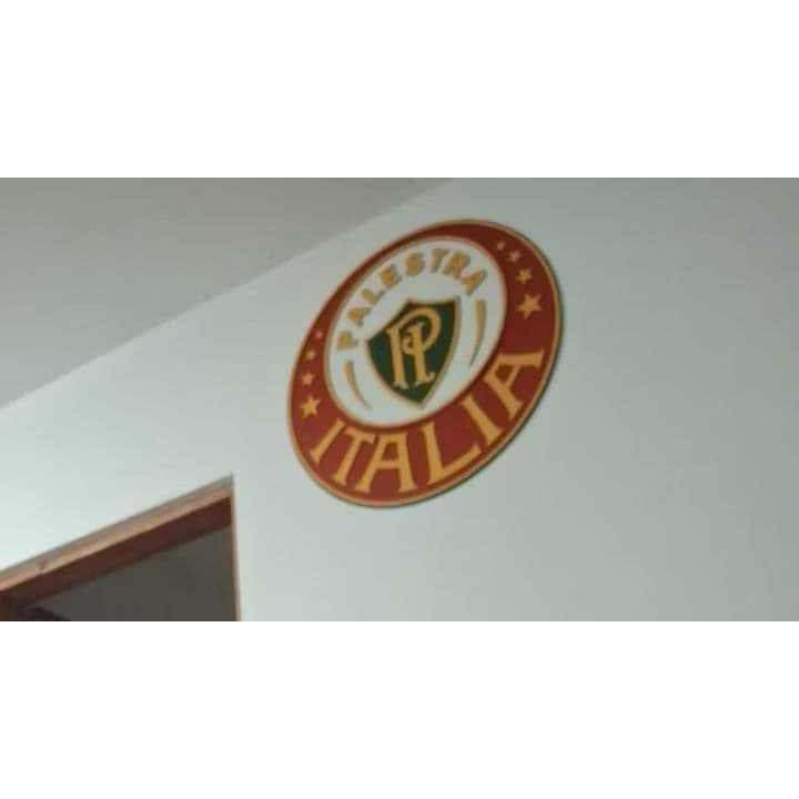Quadro Escudo Do Palmeiras Palestra Em Alto Relevo 32 e 50CM