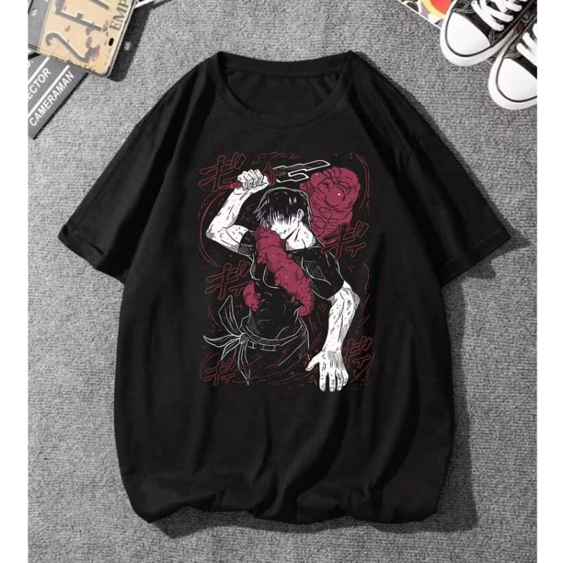 Camiseta Fushiguro 2 Anime Camisa 100% Algodão Unissex  - Envio Rápido