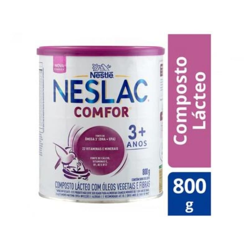 Composto Lácteo Neslac Original Comfor 3+ anos 800g