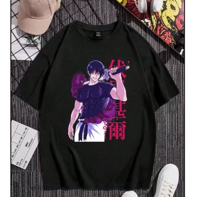 camisa de anime unissex(100%algodão)