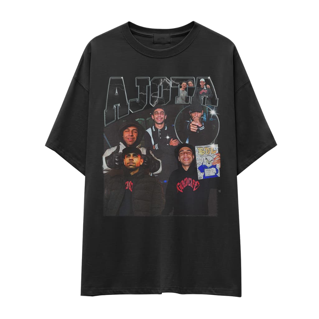 Camiseta Bootleg Ajota Mc/Ajotancia P Sair Conforavel 100% Algodão Streetwear