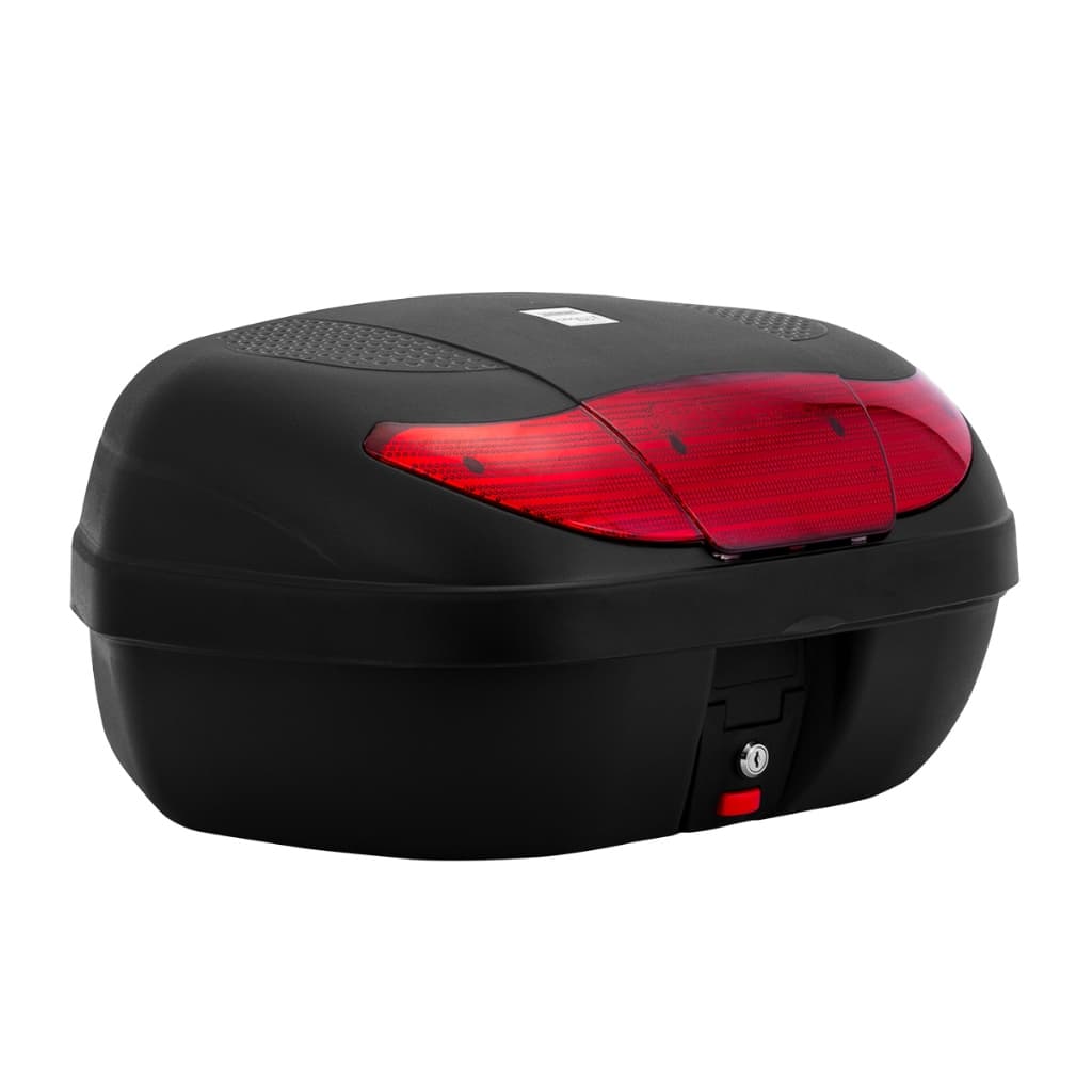 Bau Moto Bauleto 45 Litros Smart Box Protork Vermelho Fumê Cristal