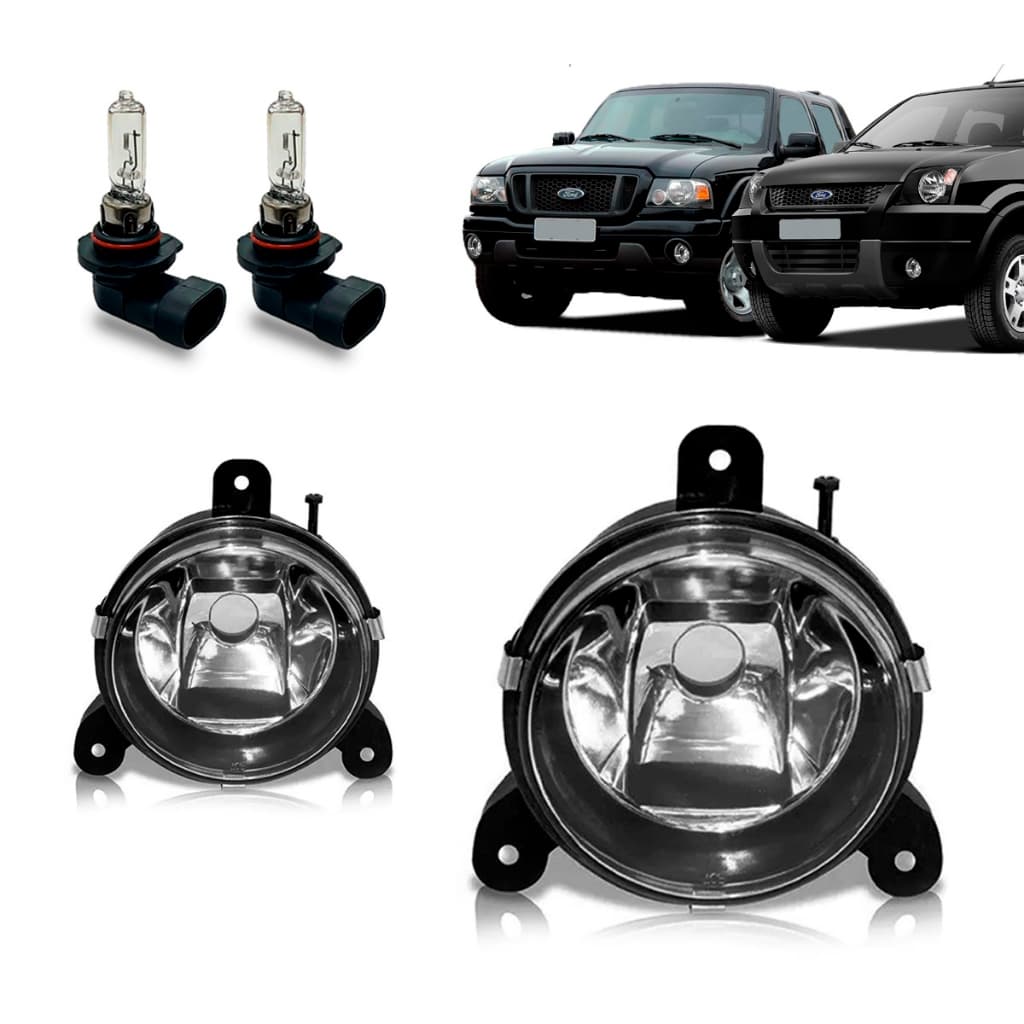 Par Farol Milha Ecosport 2003 2004 2005 2006 2007 Ranger 2005 2006 2007 à 2010 Com Halógena