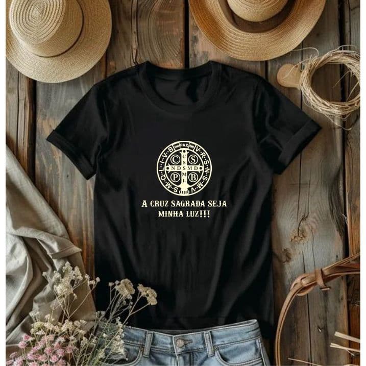 Tshirt Feminina Camiseta Baby Look São Bento Algodão