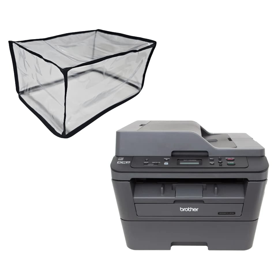 Capa Para Impressora Brother Dcp-l2540dw Em Pvc Transparente De Alta Qualidade