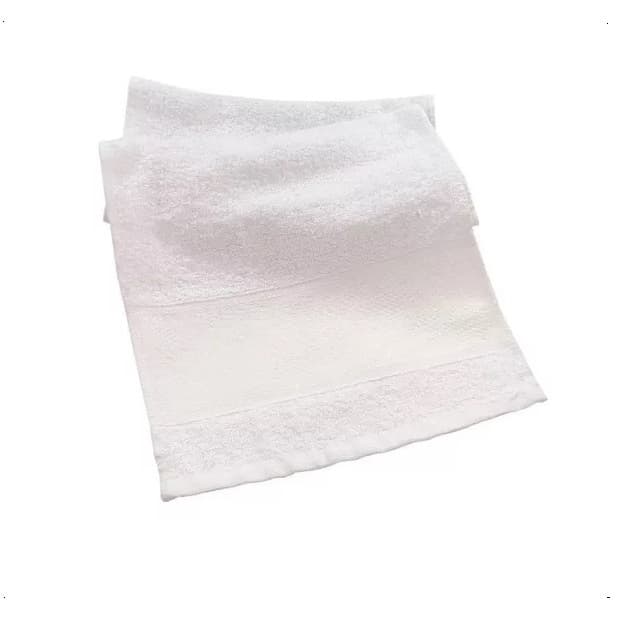 Kit 5 Toalhas Lavabo de mão 29x45 cm Branca Para Bordado Ponto Cruz frete grátis promoção