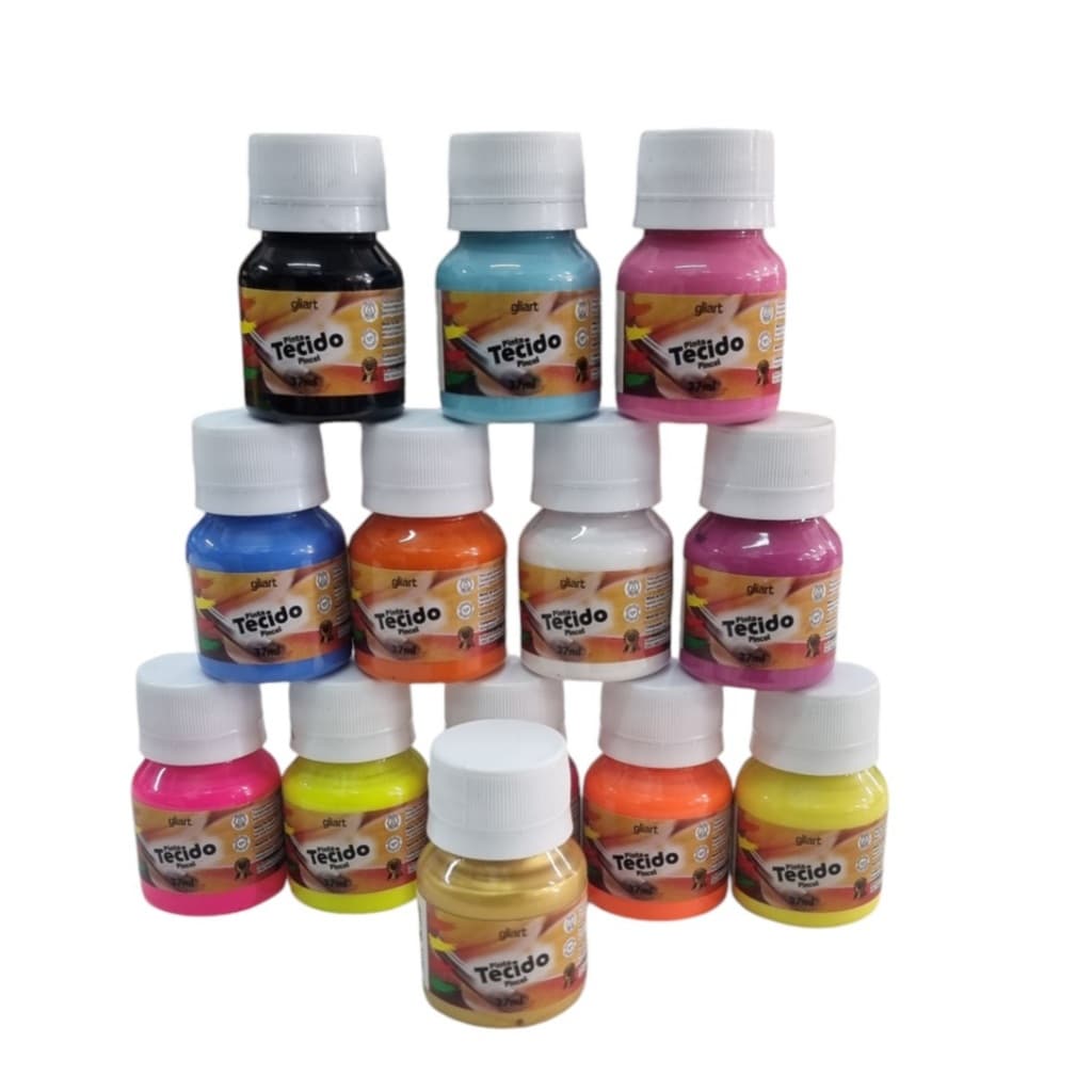 Tinta Para Tecido Gliart Varias Cores 37 ml
