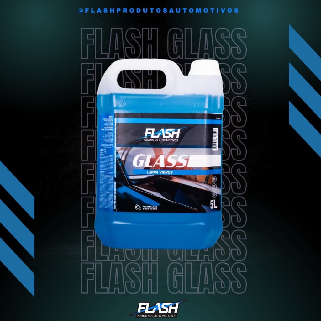Limpa Vidros Antiembaçante 5l Vidros, Espelhos, Cooktop Tira Gordura Flash Glass