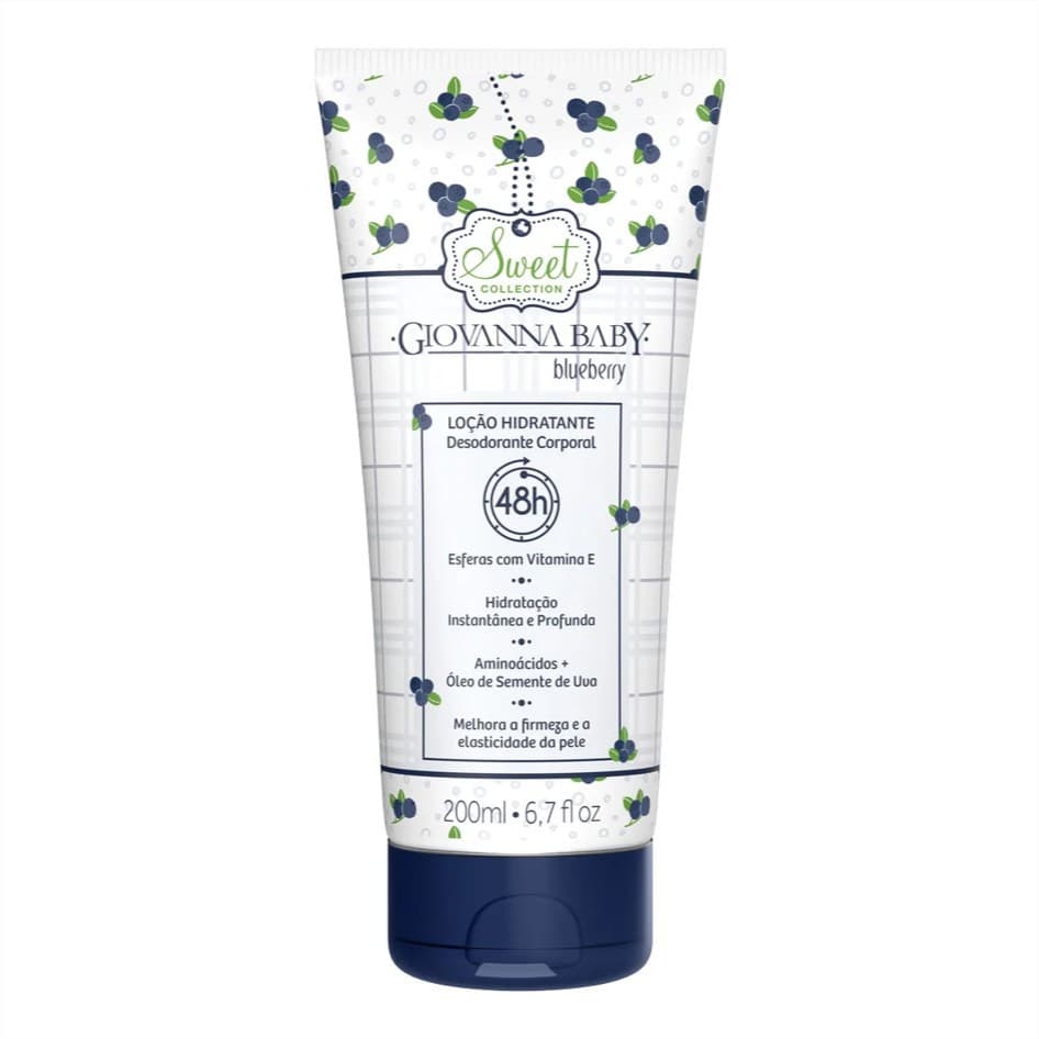 Loção Hidratante Desodorante Giovanna Baby Blueberry 200ml