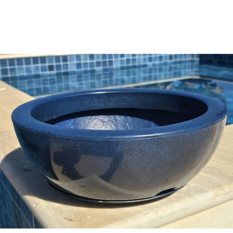 Vaso de Plantas em polietileno Bacia Redonda Premium N1 com PRATO COLETOR