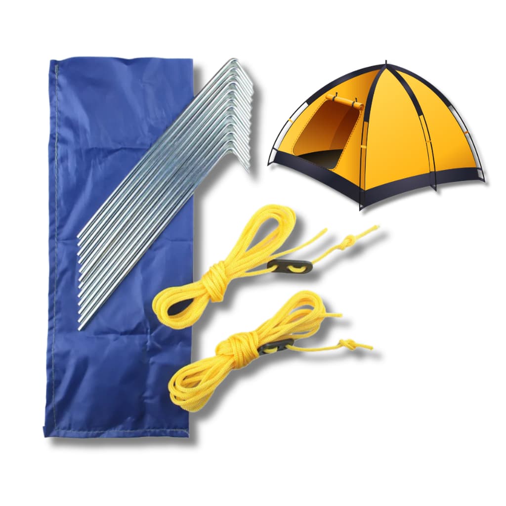 Conjunto de Estacas Espeques Gancho para Barraca Camping Toldos Gazebos e Tendas CampKit Nautika Ntk