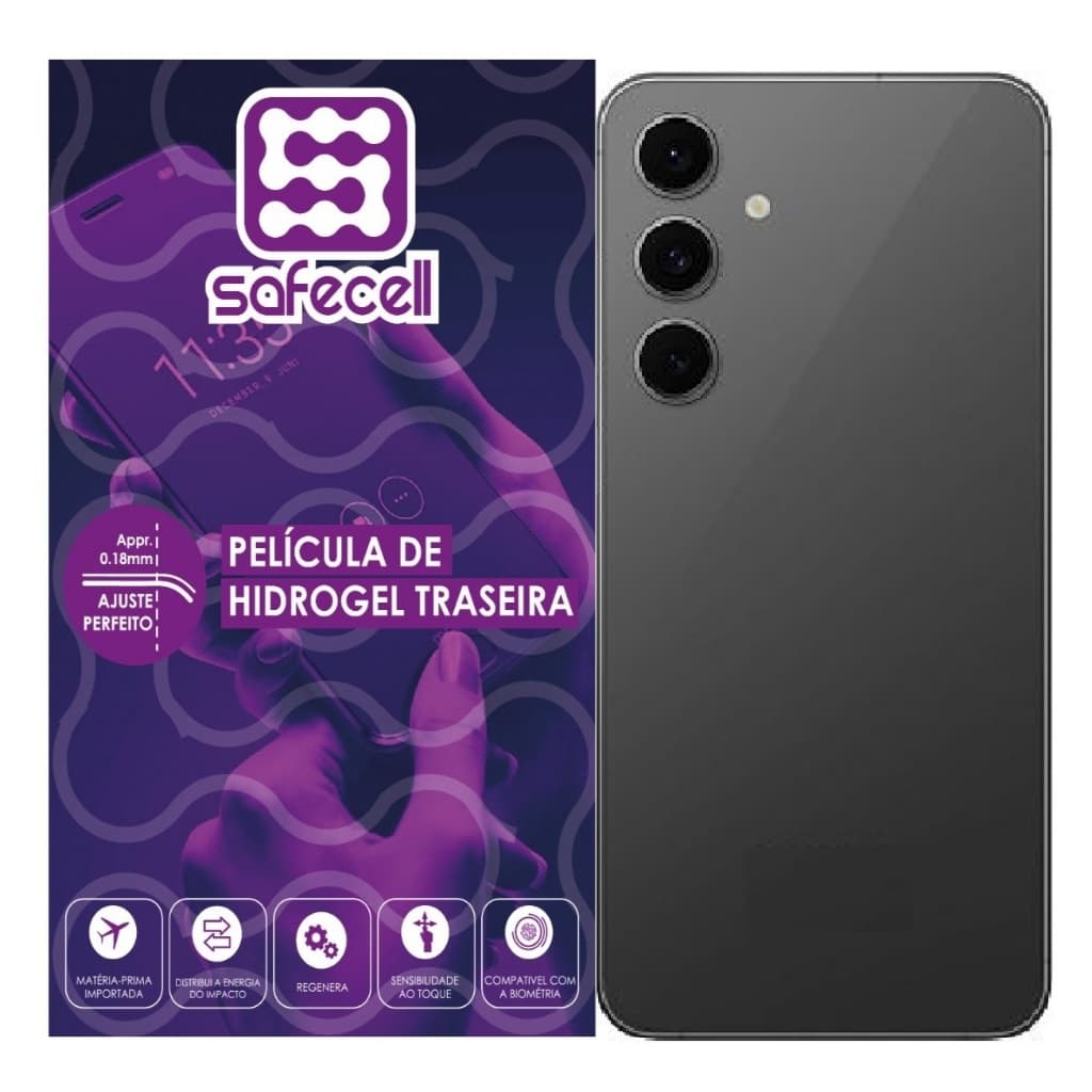 Película Hydrogel Hd Traseira Para Galaxy S24 Fe