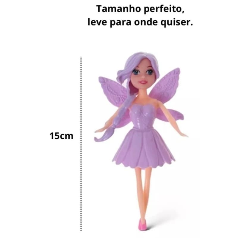 Boneca Fadinha Com Acessórios Envio Rápido