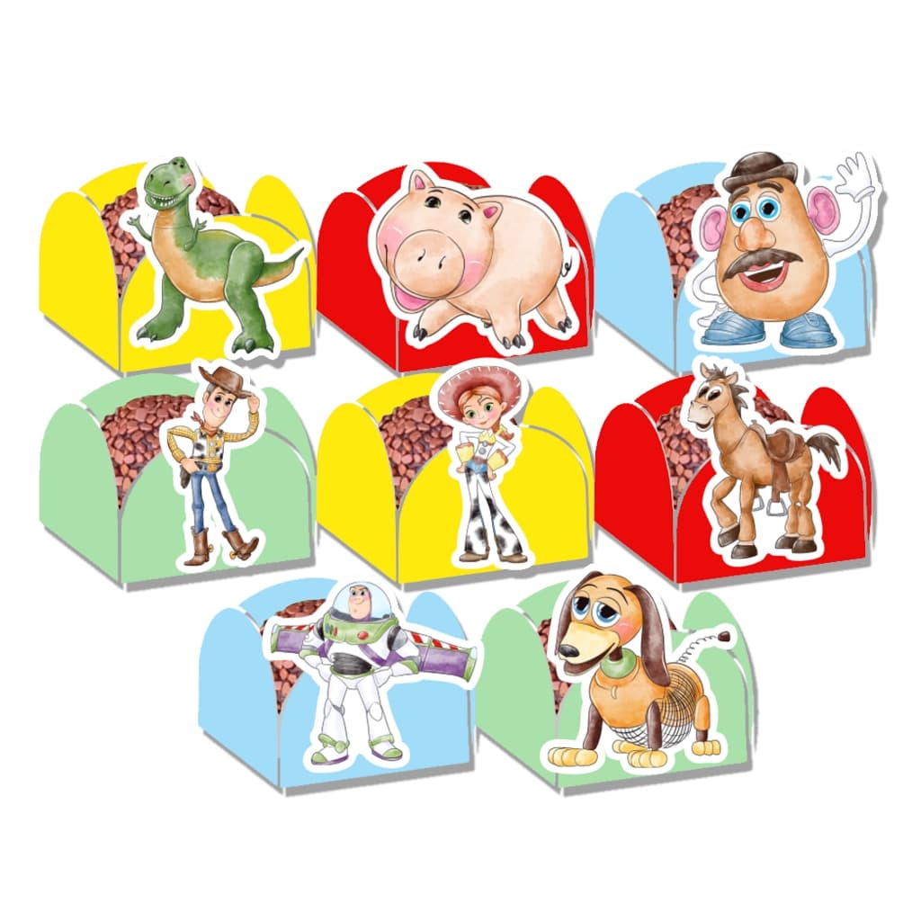 50 OU 100 FORMINHAS PARA DOCES FESTA TOY STORY AQUARELADO