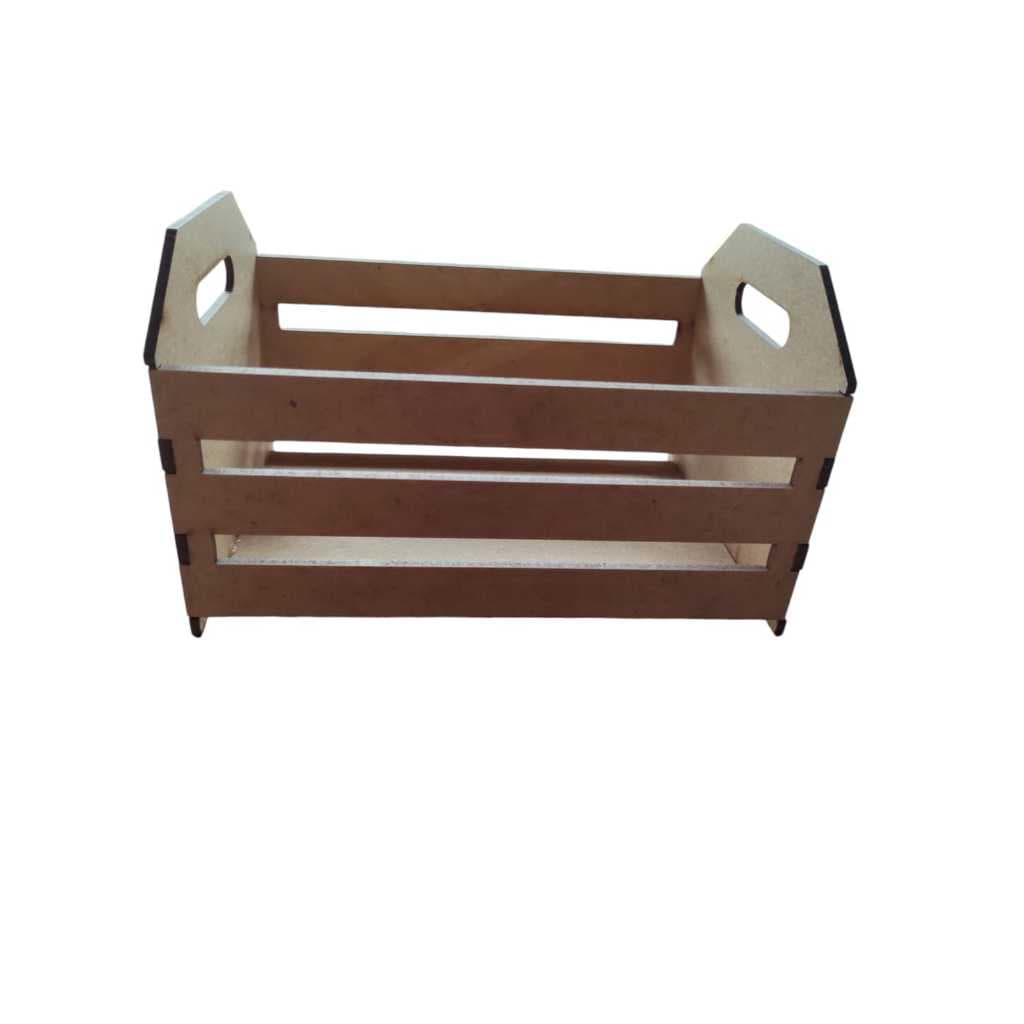 Caixotinho Kit Com 10 Unidades Em Mdf Crú 12x9x8