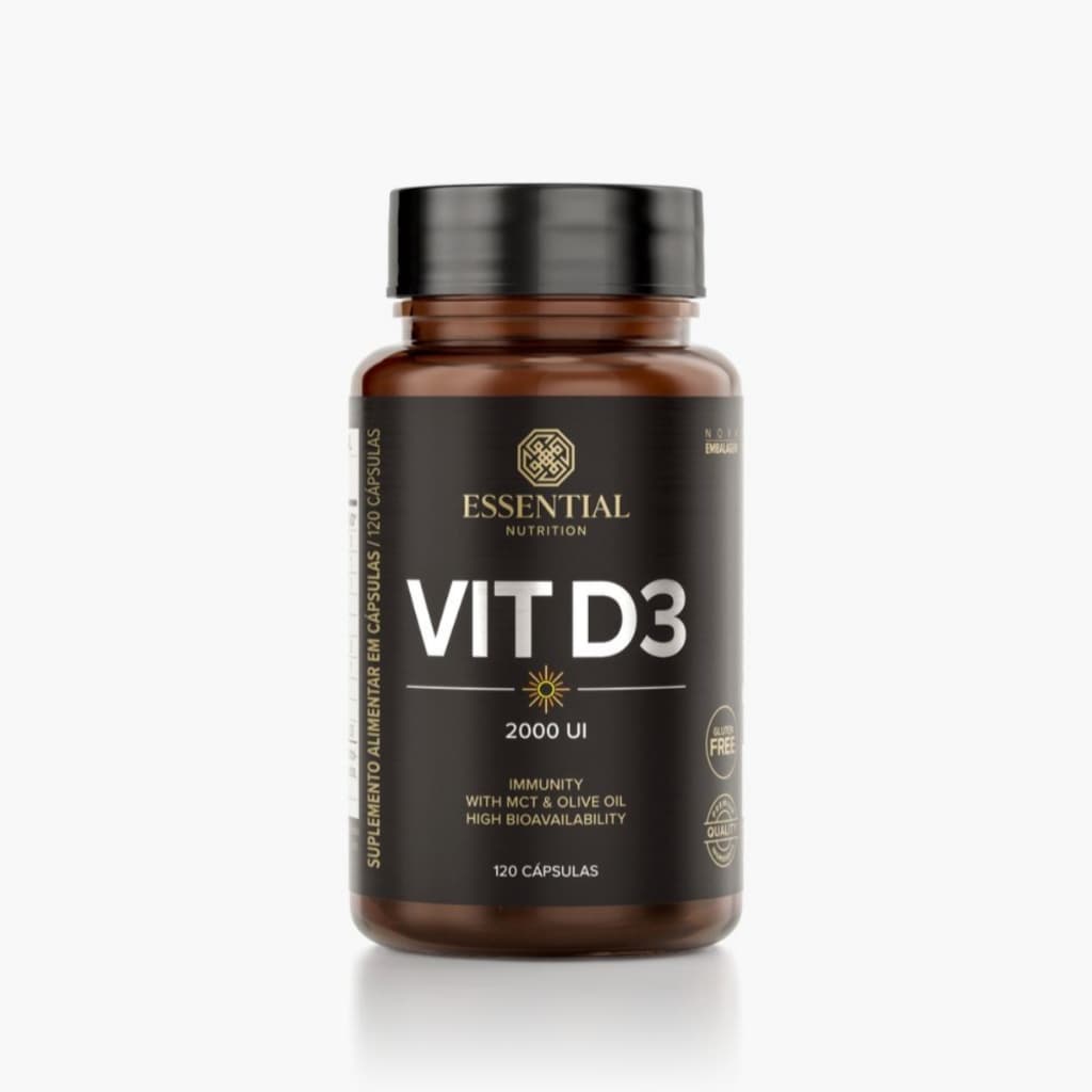 Vitamina D3 2000ui 120 Caps Essential Nutrition