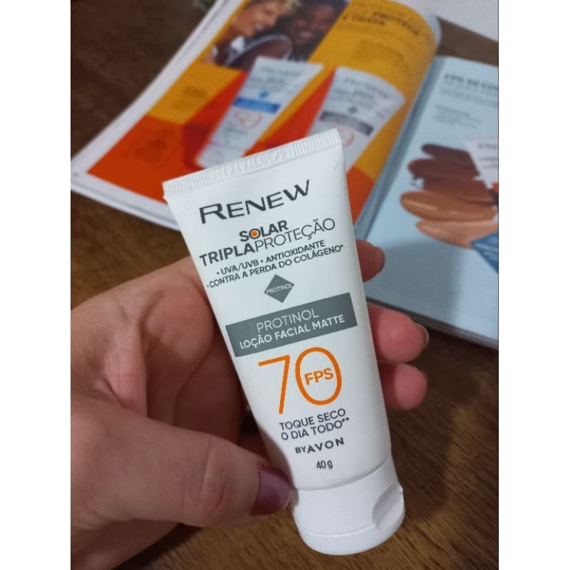 Avon Protetor Solar Renew FPS 70 - 40g